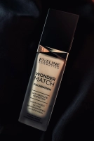 In the black box, the secret of beauty is. Eveline Wonder Match, the perfect foundation for you.