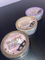 Variété Powder – dazzlingly smooth, matte complexion with glitter particles all day long!